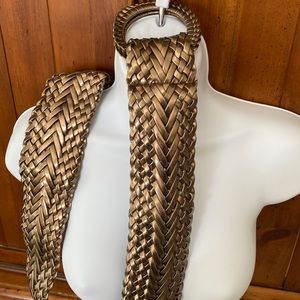 Gold braided belt